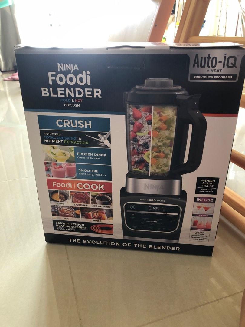 Ninja Foodi Blender Cold & Hot HB150SM, TV & Home Appliances, Kitchen