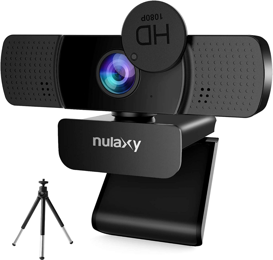 Nulaxy C903 HD cam, 1080P cam with Microphone, Privacy Cover and