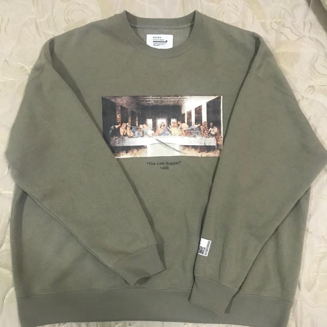 Obersize Sweatshirt By Repro Gallery (the last supper 1498), Men's