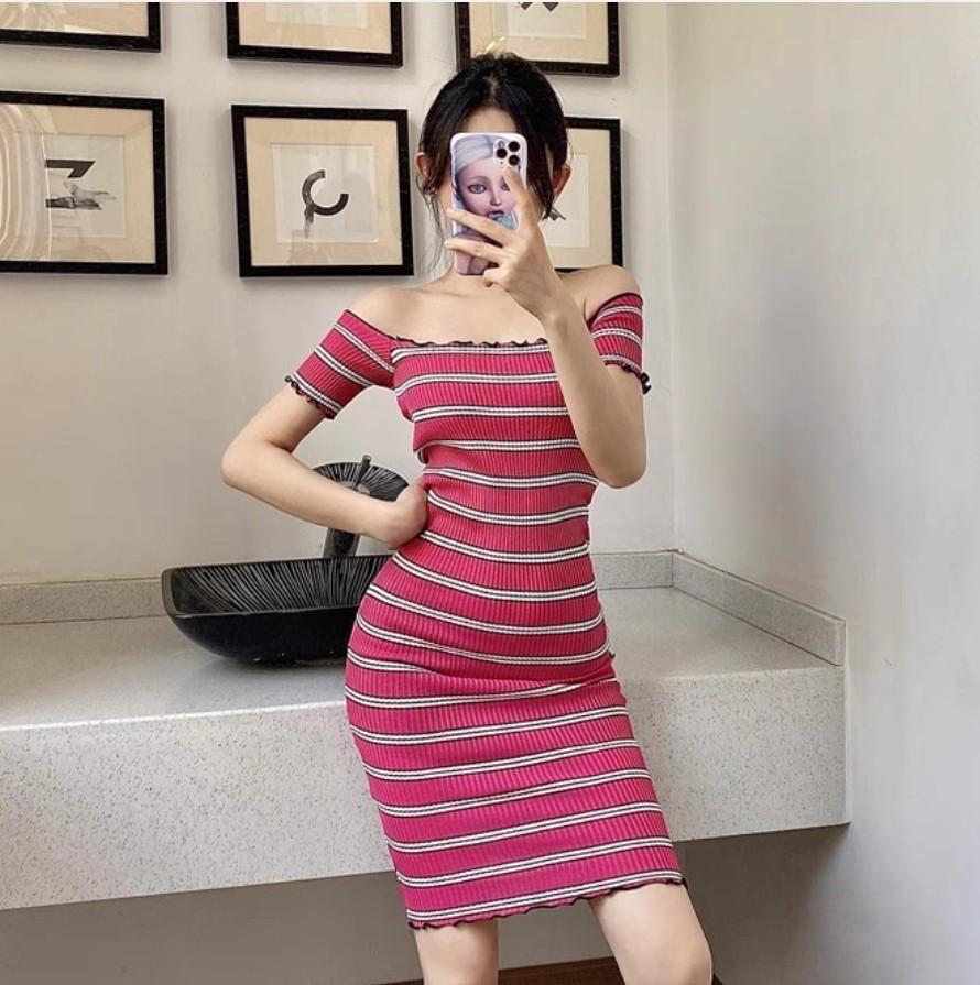 Off Shoulder Knit Dress Women s Fashion Dresses Sets Dresses on Carousell