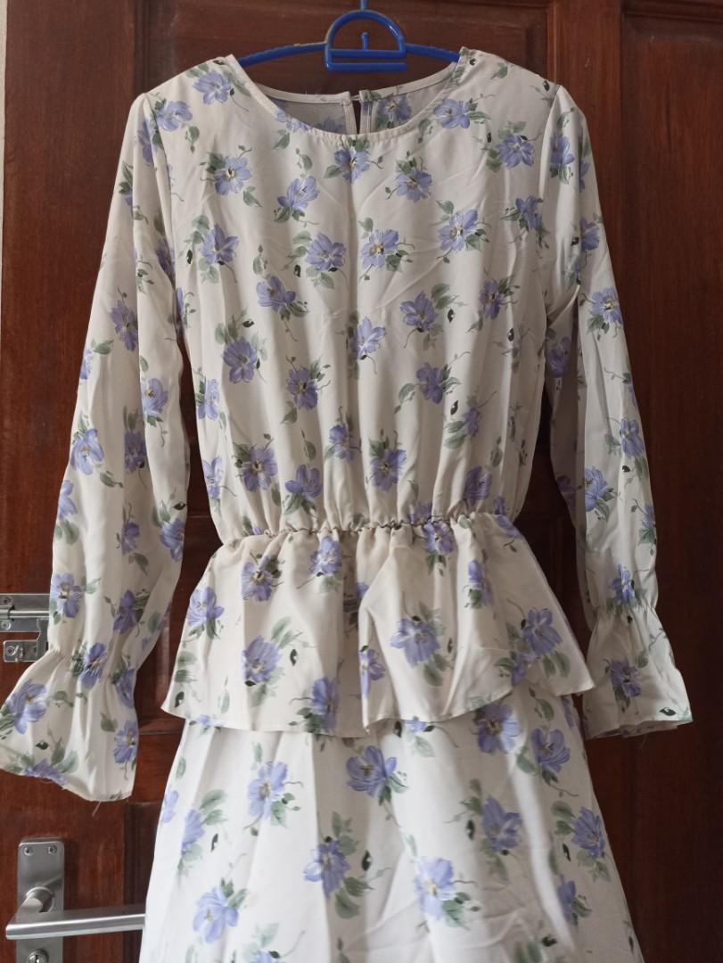 One piece crop top top dress