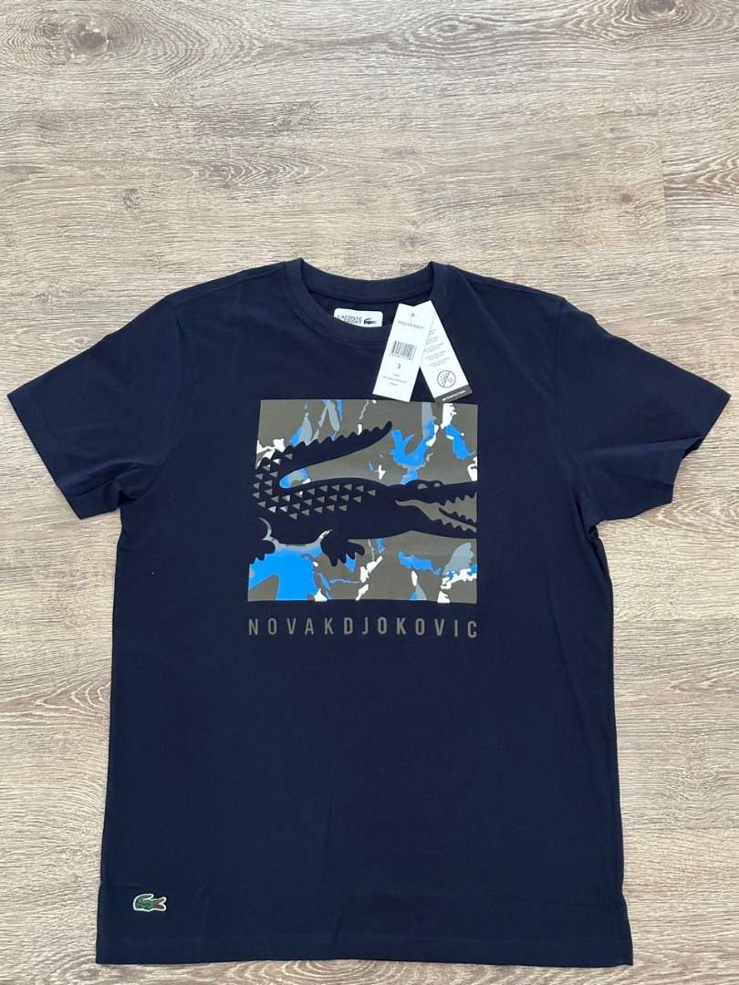 ORI RARE Lacoste X Novak Djokovic T Shirt Men s Fashion Tops