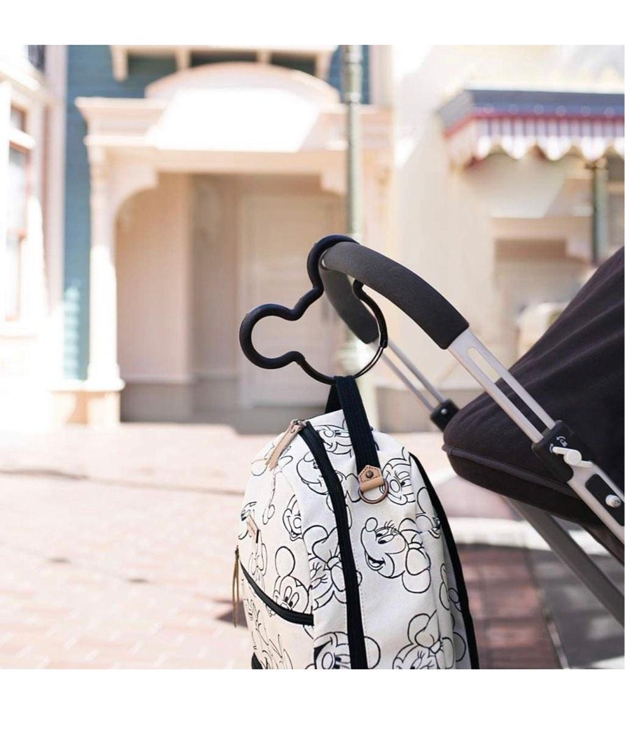 Petunia Pickle Bottom unisex baby Mickey Mouse Stroller Hook Rose
