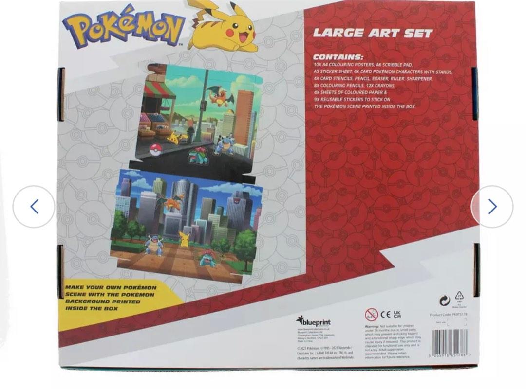 Pokemon art set, 興趣及遊戲, 手作＆自家設計, 文具及工藝 畫作及印刷品 Carousell