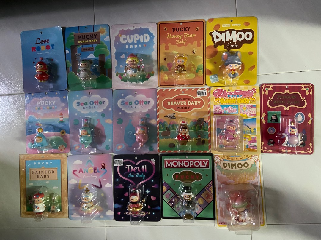 Pucky Dimoo Popmart Limited edition blister, Hobbies & Toys, Toys