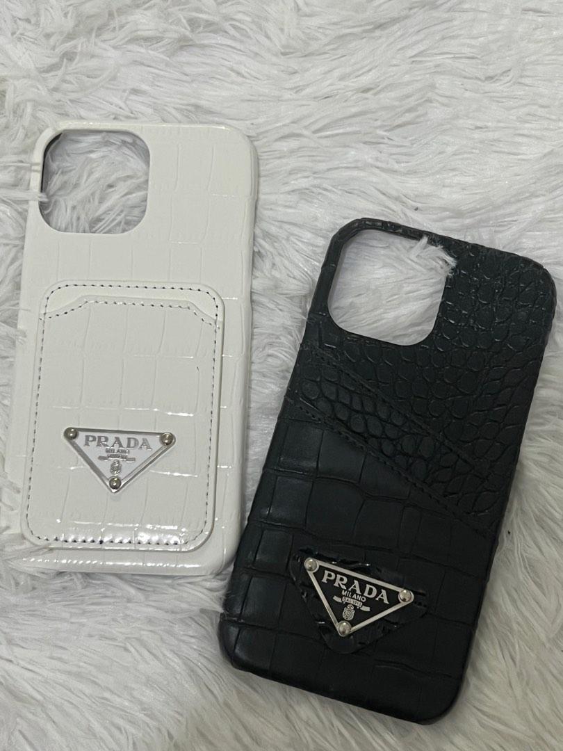 Prada iphone 13 pro max Case (350 each), Mobile Phones & Gadgets, Mobile &  Gadget Accessories, Cases & Sleeves on Carousell