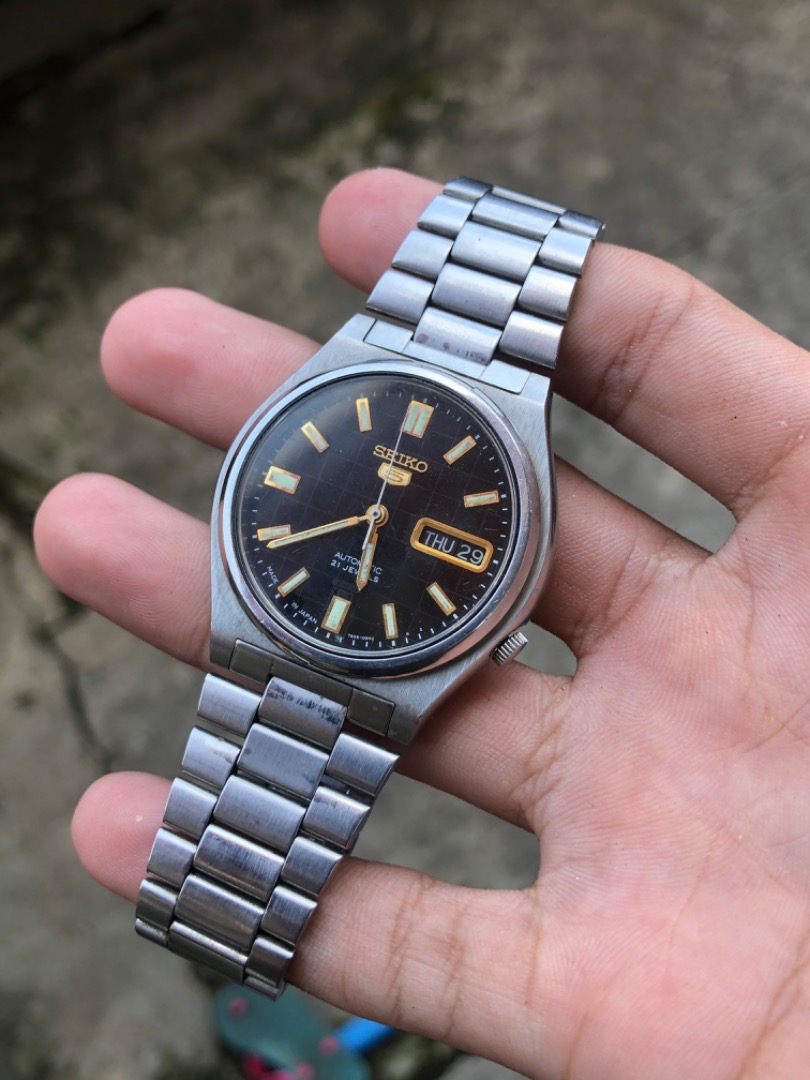Seiko 5 shop checkered dial