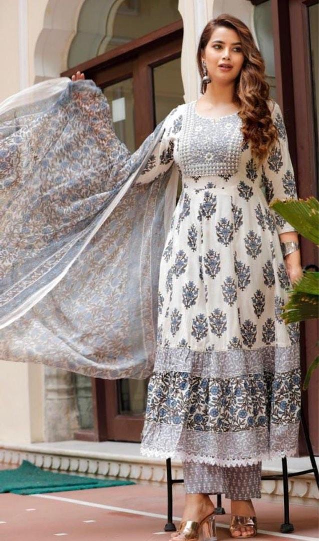 Punjabi top dress anarkali