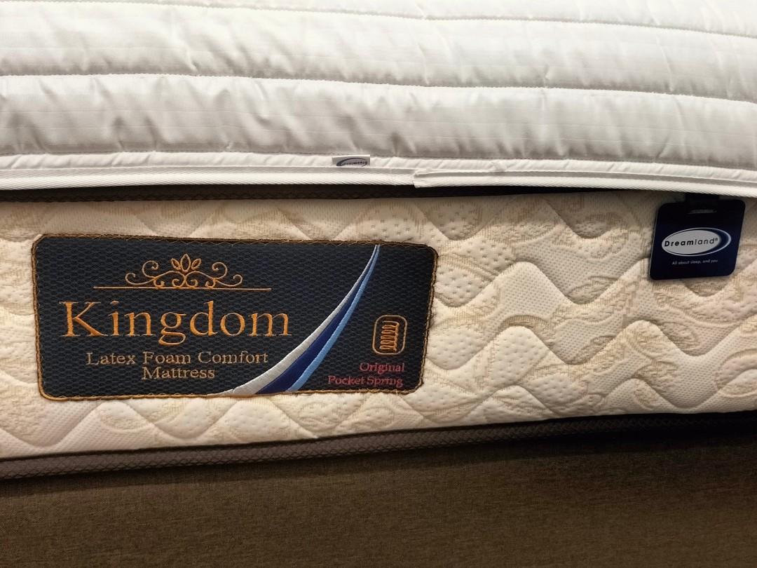 Queen Deluxe Kingdom Dreamland Bed & Mattress, Furniture & Home Living