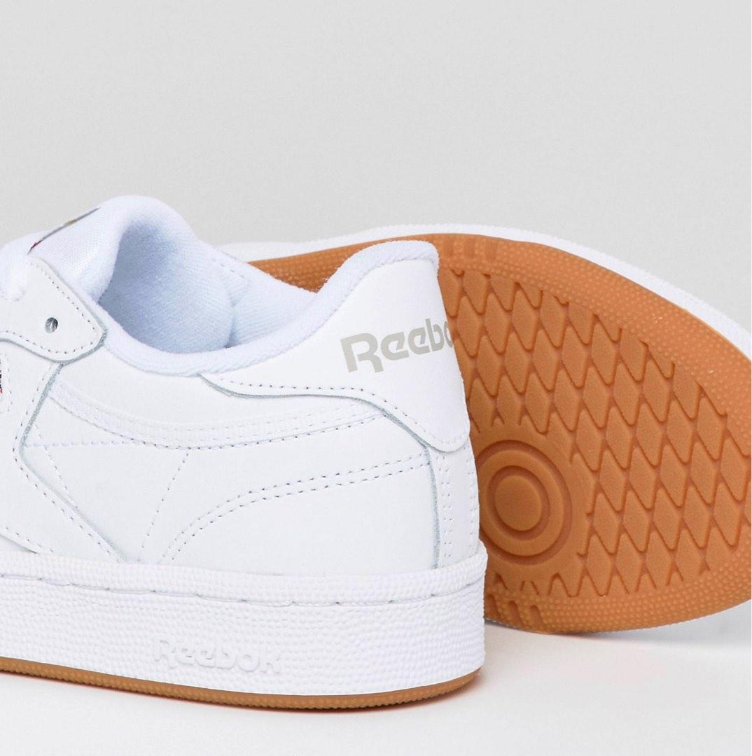 Reebok club c best sale 85 white gum sole