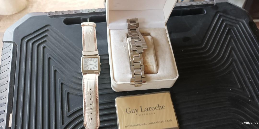 Sale!!! Guy laroche (Category: Luxury Watches) located in Quezon City. Submitted by jffoshop (Listing ID 1187822676, Image 1). Description: complete set guy laroche authentic watch.