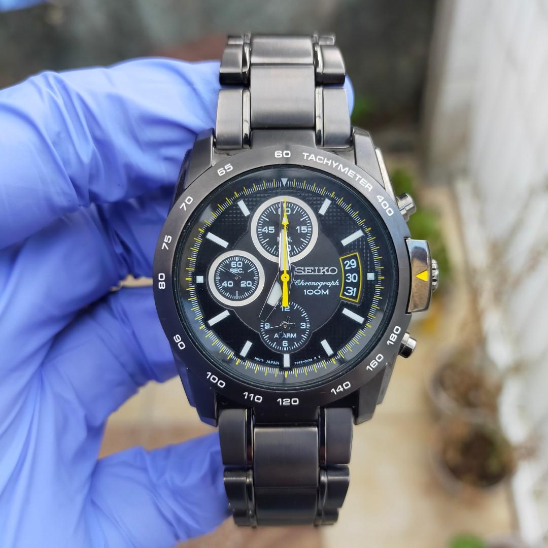 SEIKO CHRONOGRAPH ALARM CAL.7T62 0HB0 Fesyen Pria Jam Tangan di