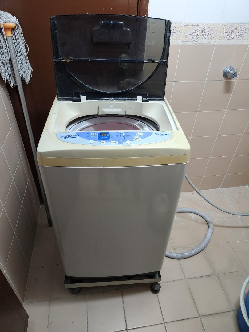 Sharp 7.5kg Washing Machine, Furniture & Home Living, Bathroom