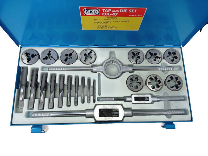 SKC 23pc Tap and Die Set Model OK47 Made in Japan, Furniture & Home