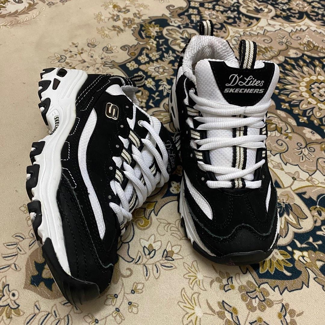 Skechers d lites, Women's Fashion, Footwear, Sneakers on Carousell