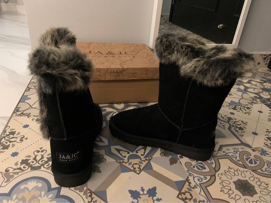 Wedges with fur shop