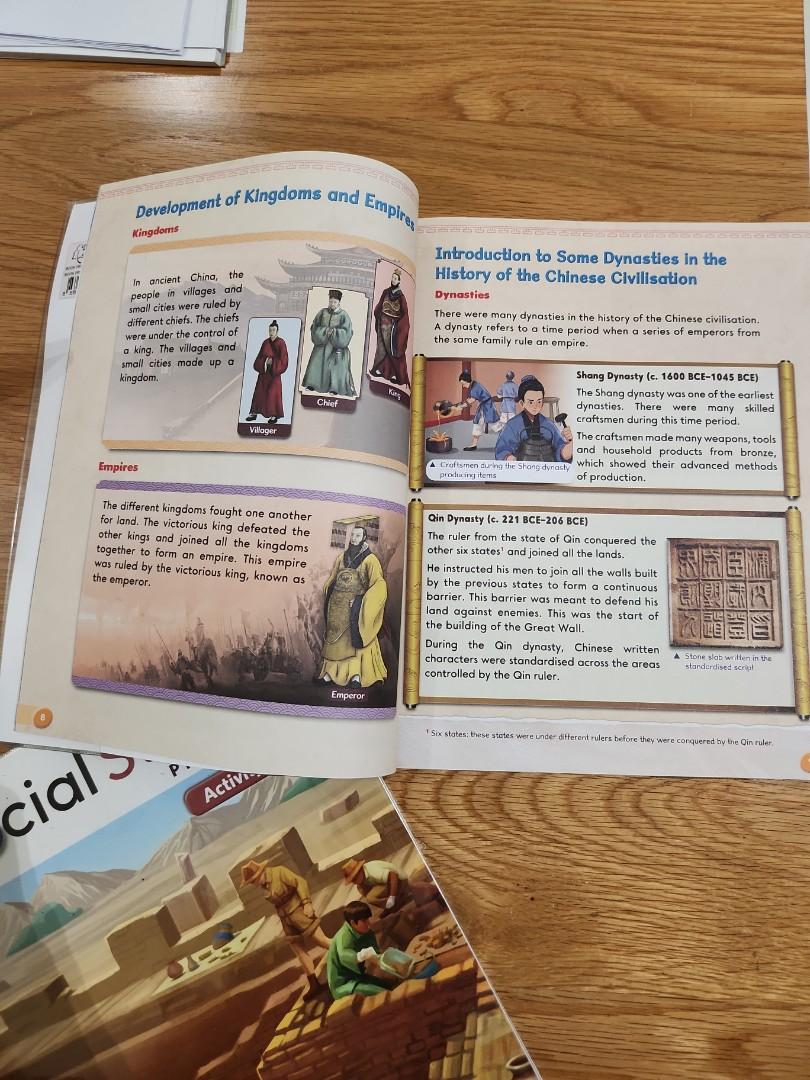 Social Studies Textbook & Activity Book 6B, Hobbies & Toys, Books