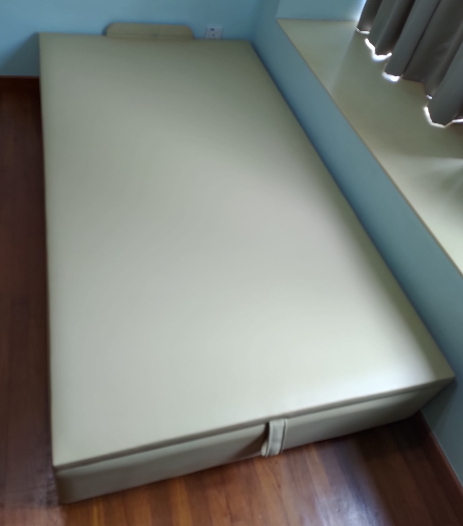 Super Single King Koil Bed with Storage, Furniture & Home Living