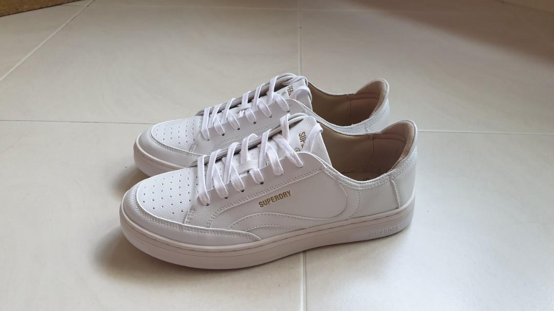 Superdry white sneakers retro vegan EU 40