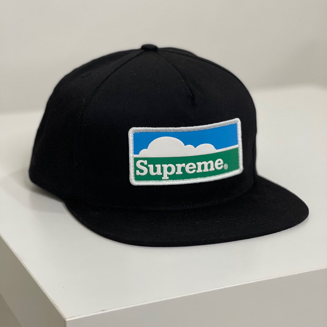 【はこぽす対応商品】 5-Panel Horizon Supreme Cap 18aw Black キャップ