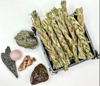 Sweetgrass smudge