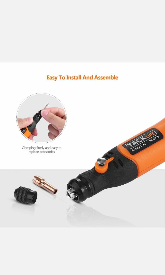 TACKLIFE POWER ROTARY TOOL. PCG01B, Furniture & Home Living, Home