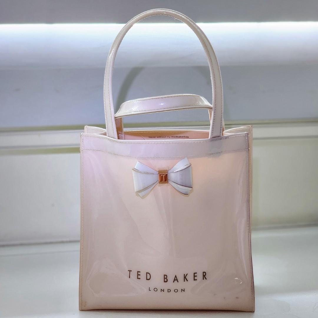 Bow detail small leather shopper bag sales