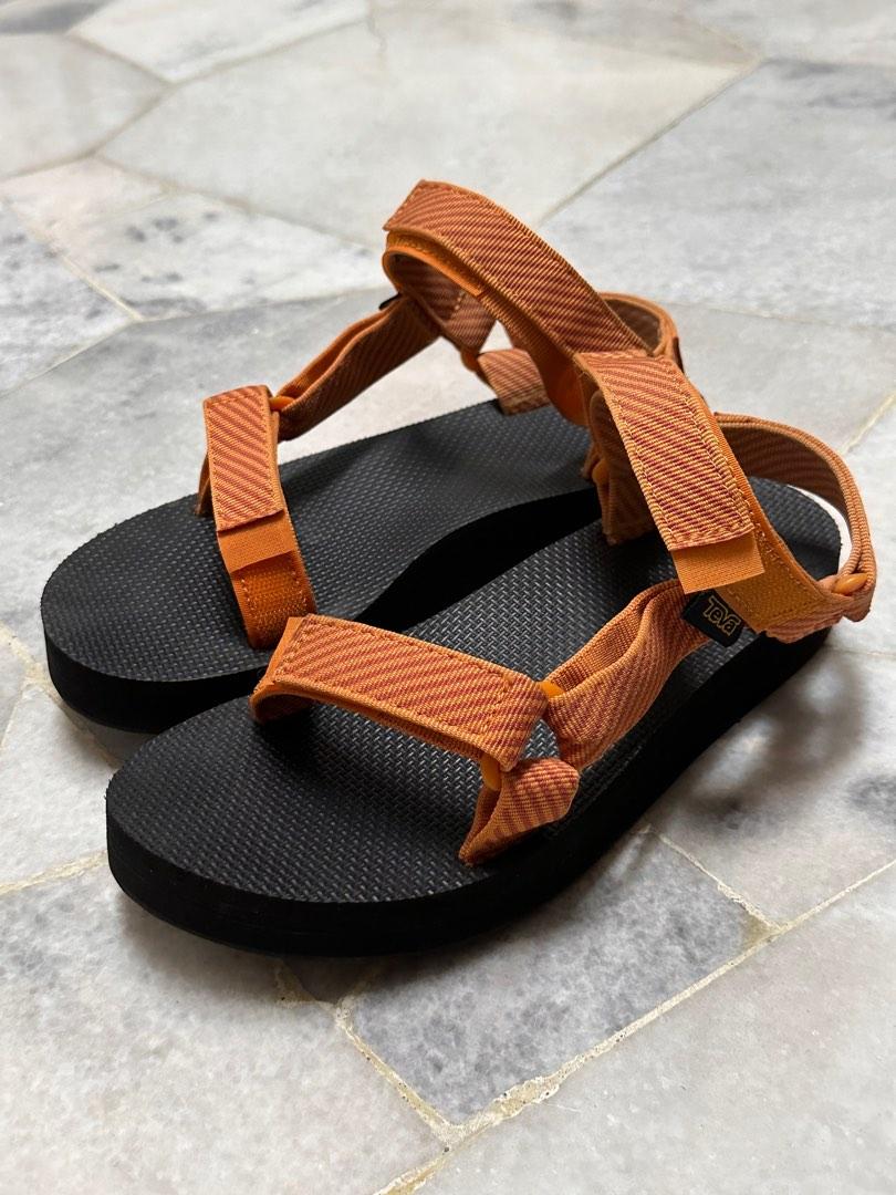 Teva orange sandals shop