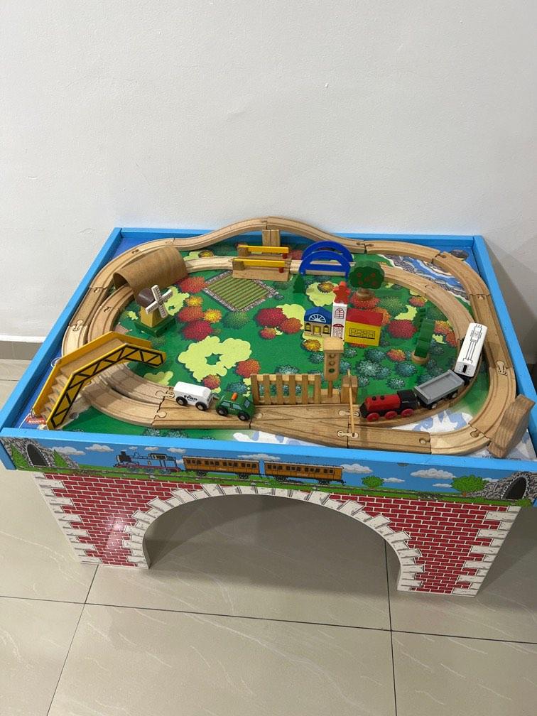 Thomas wooden railway train table on sale