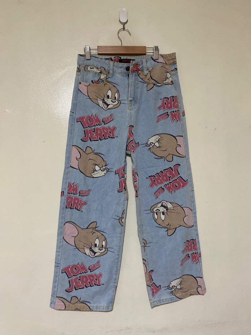 Tom and Jerry Pants Size 28 Women s Fashion Bottoms Jeans on Carousell