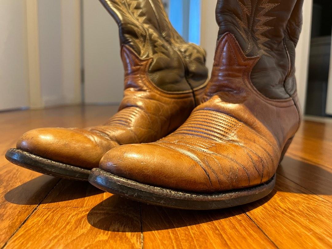 Tony Lama Cowboy boots Men s Fashion Footwear Boots on Carousell