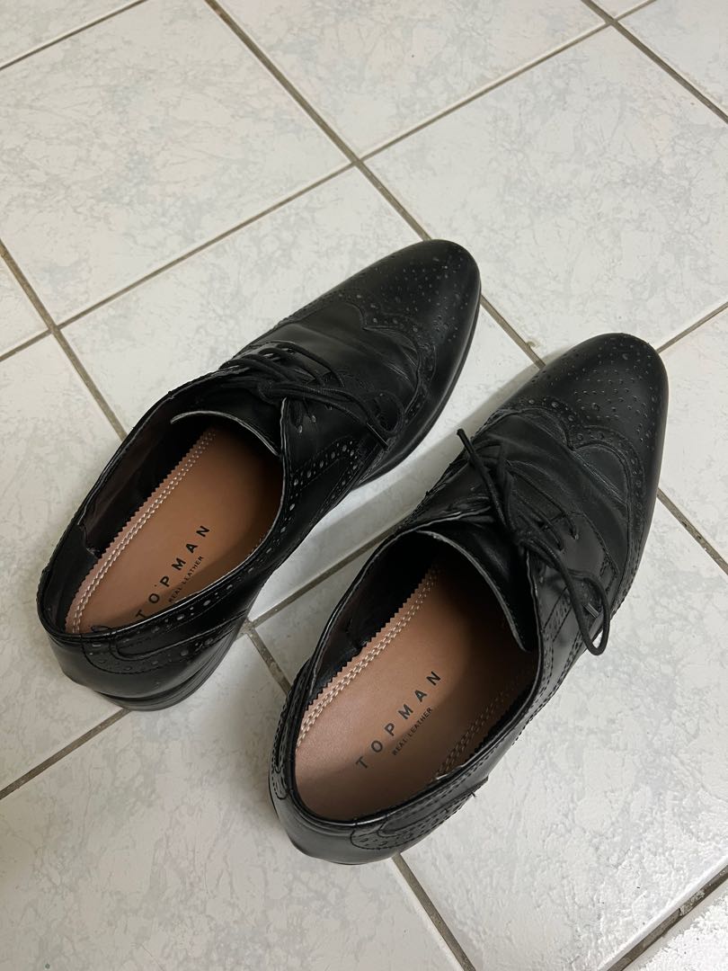 Topman Leather Shoes Men s Fashion Footwear Dress shoes on