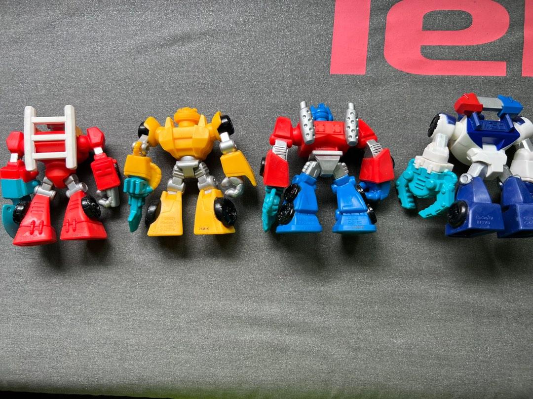 Transformers Rescue bots optimus prime, bumblebee, heatwave,, Hobbies
