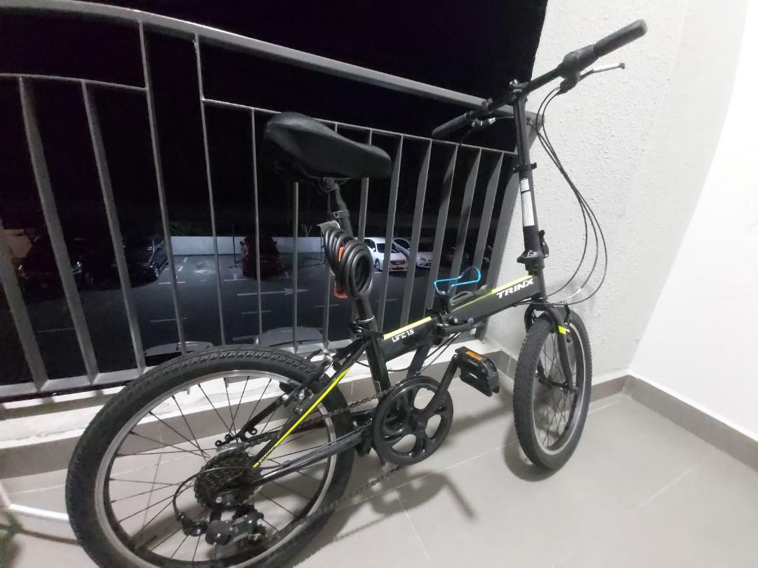 Trinx Folding Bike Life 1.5 7 Speed Sports Equipment Bicycles