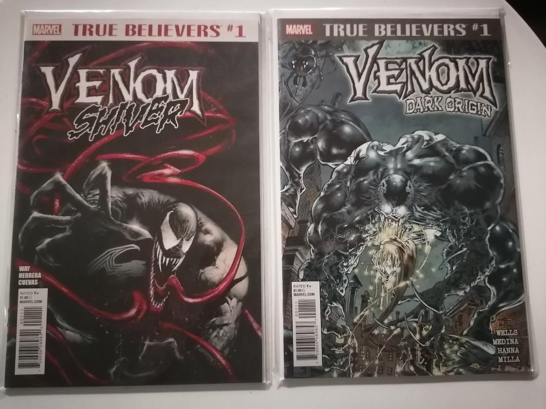 True believer venom set comics (Category: Comics & Manga) located in Makati City. Submitted by flash20 (Listing ID 1187849589, Image 1). Description: 500for the set venom comics Mint condition unread Pick. Up thru grab/lalamove.