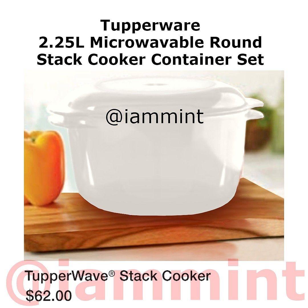 Tupperware TupperWave 2.25L Microwavable/ Microwave Safe Stack Cooker