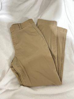 Uniqlo Ezy Ankle Pants in Khaki