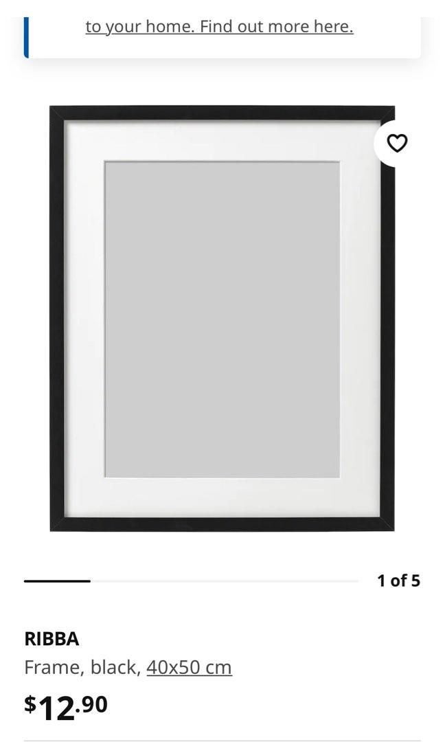 Used IKEA ribba frame, Furniture & Home Living, Home Decor, Wall Decor