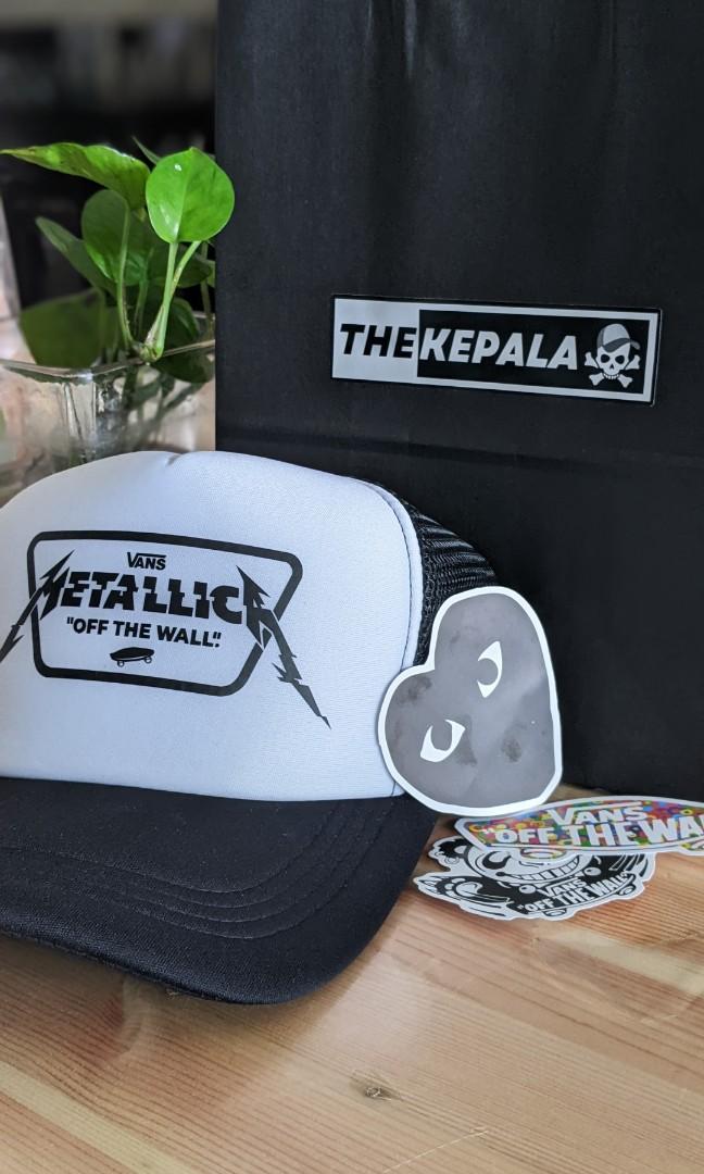 VANS X METALLICA Trucker Cap premium soft cotton material.FREE VANS STICKERS