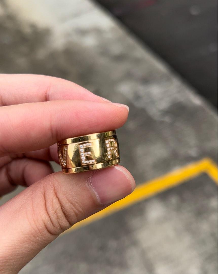 Yellow Gold Greek Key Statement Band - 18k Ring Size 8 - Wilson Brothers  Jewelry