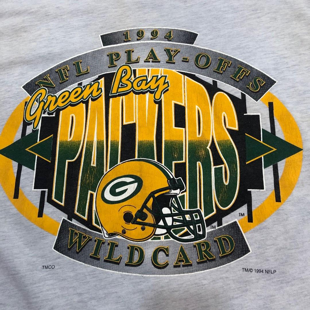 Vintage 1994 NFL Green Bay Packers Play Off Wildcard T shirt