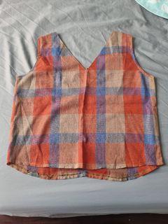 Vintage checkered tank top