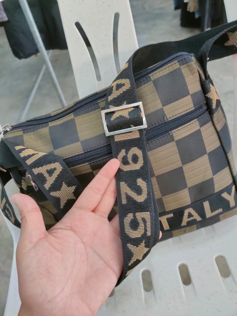 Authentic Vintage Fendi ROMA 1925 Checker Tote