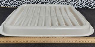 Vintage Tupperware Ultra 21 Roasting Pan Rack Oven and Microwave Bacon 1785