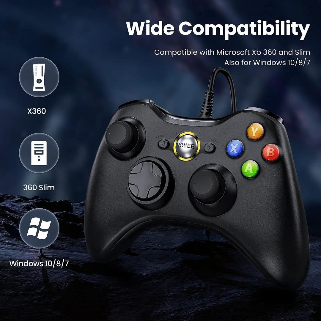 VOYEE Wired Controller Compatible with Xbox 360 Controller Wired