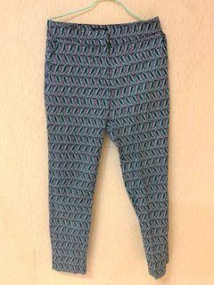 Warehouse jungle printed pants