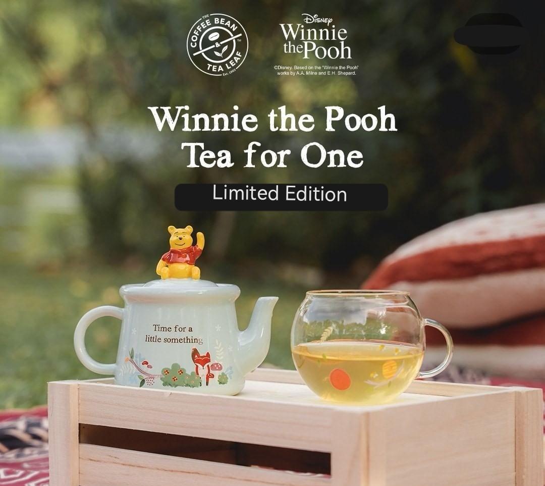 Winnie the pooh tea set from coffee bean, Furniture & Home Living