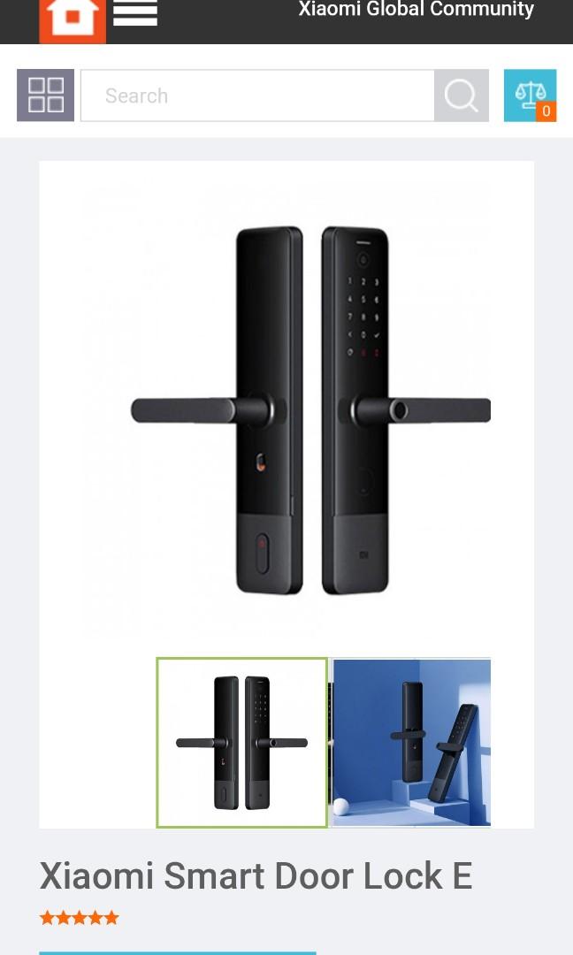 Xiaomi Automatic door lock E, Furniture & Home Living, Security & Locks