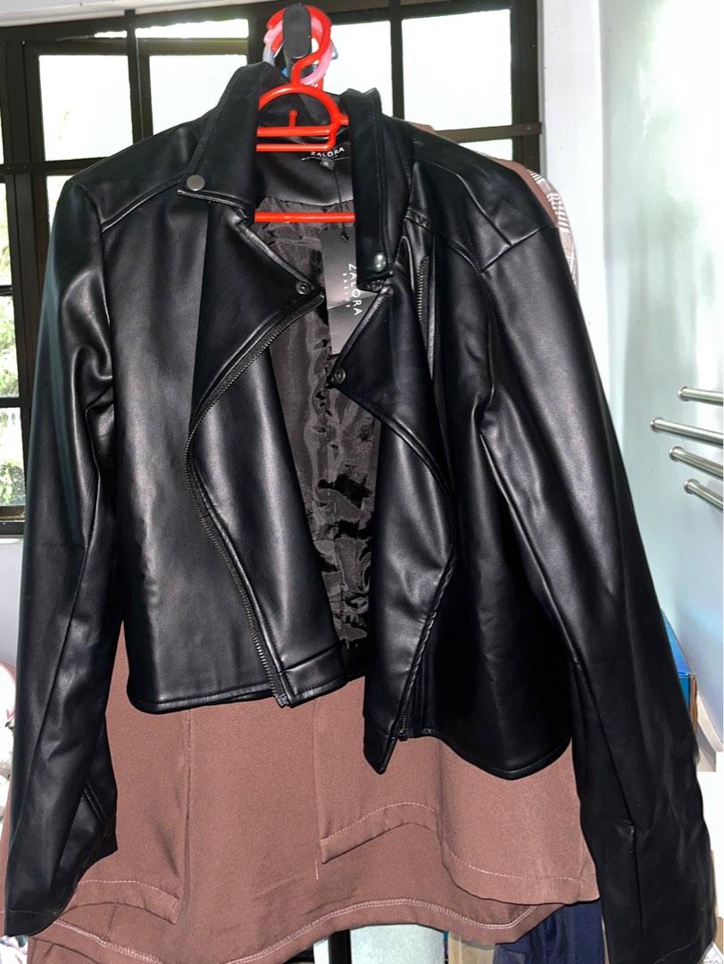 Zalora leather deals jacket