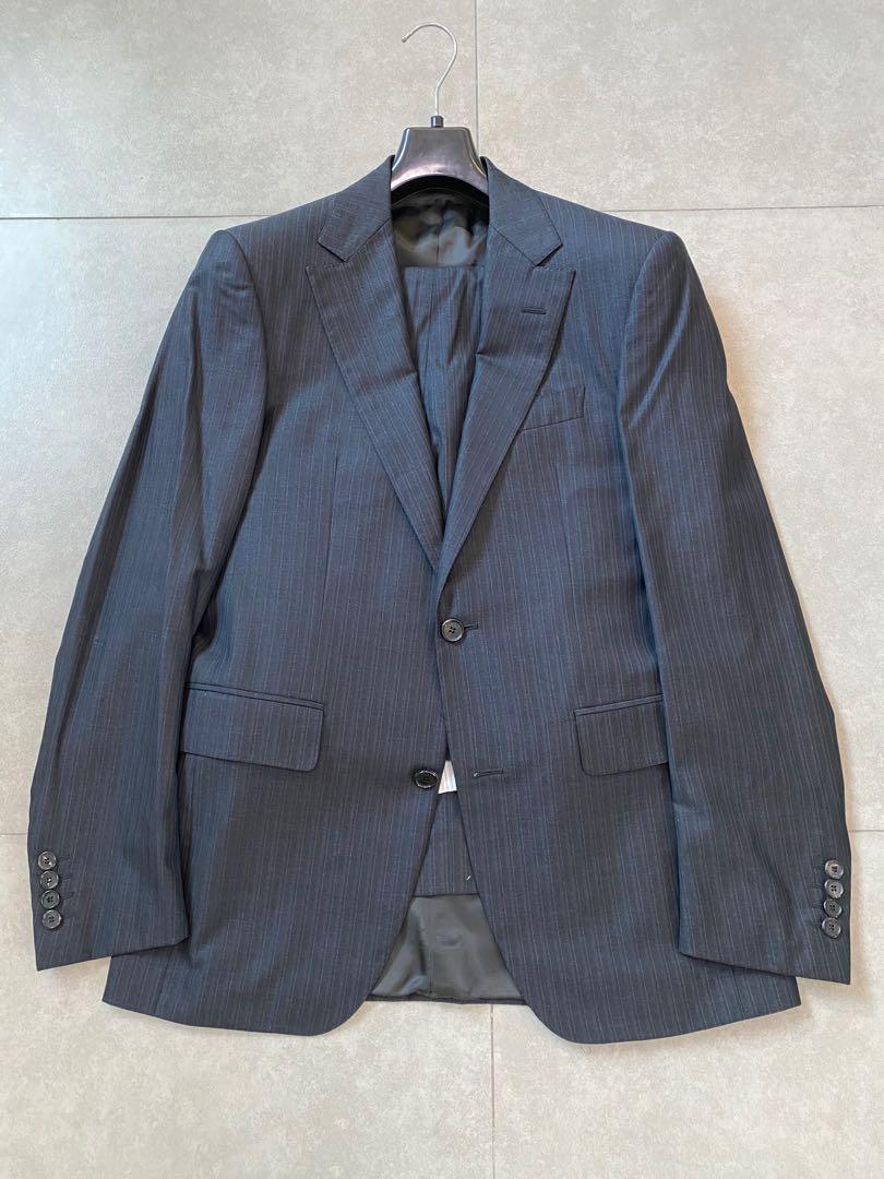 Louis Vuitton Single-Breasted Wool Blend Pont Neuf Suit BLACK. Size 50